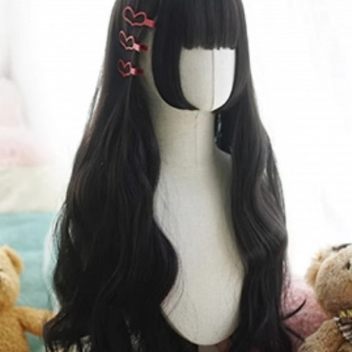 Peluca Lolita Black Hime Cut