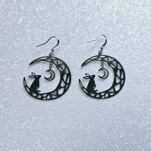 Aretes Luna Bunny