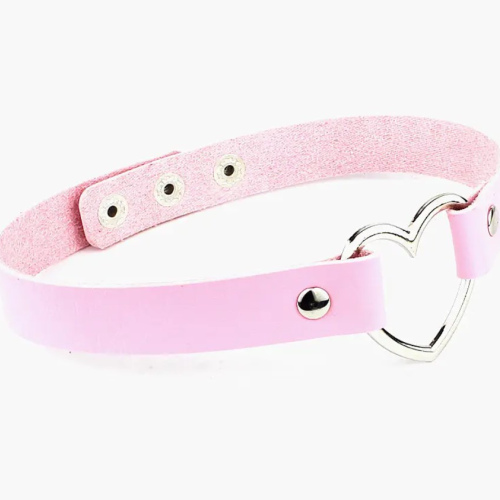 Chocker Corazon Rosado