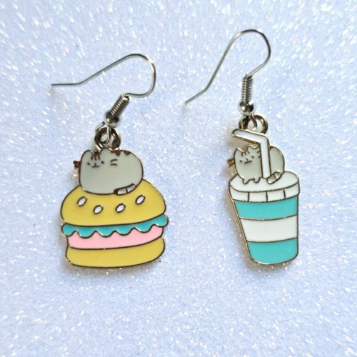 Aretes Pusheen