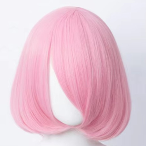 Peluca Rosado bob