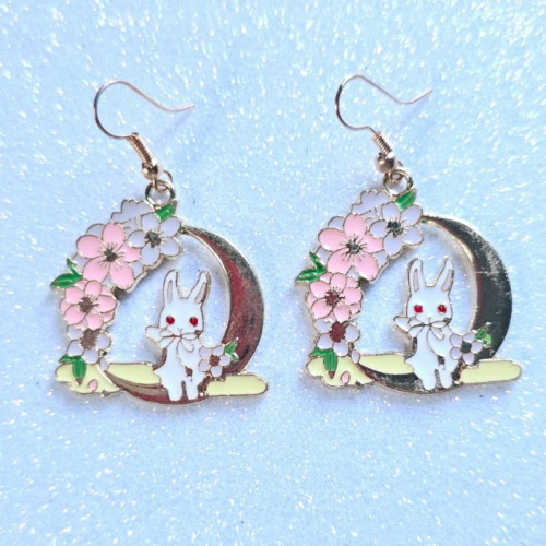 Aretes Golden Moon Rabbit