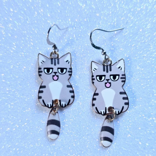 Aretes Cat Tabby